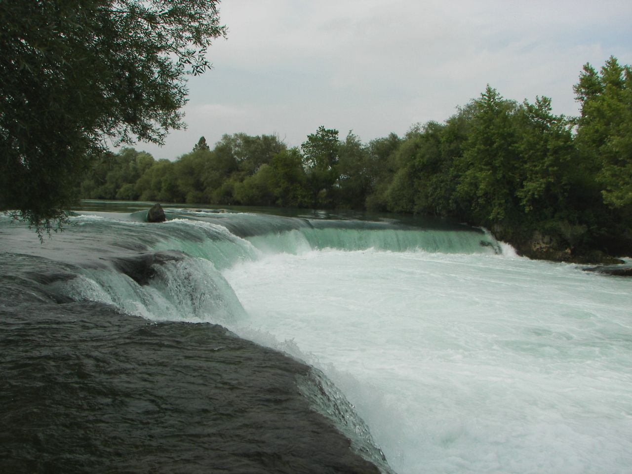 a famous Manavgat waterfall - waterfall near the desert